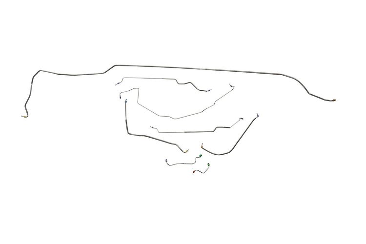 Pontiac GTO Brake Line Kits Convertible - Power Disc -1968 1969