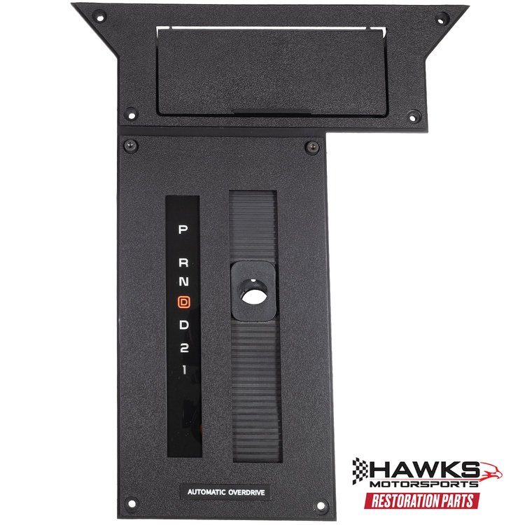 8489ATMSP Automatic Shifter Plate, 1984-1989 Chevy Camaro