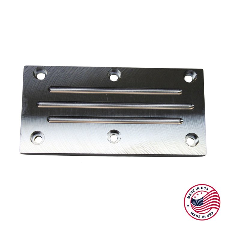 CBW-002-1 TPI/LT1 Throttle Body Plate Cover w/Screws, 1985-1997 Chevy Camaro/Pontiac Firebird, Billet Aluminum