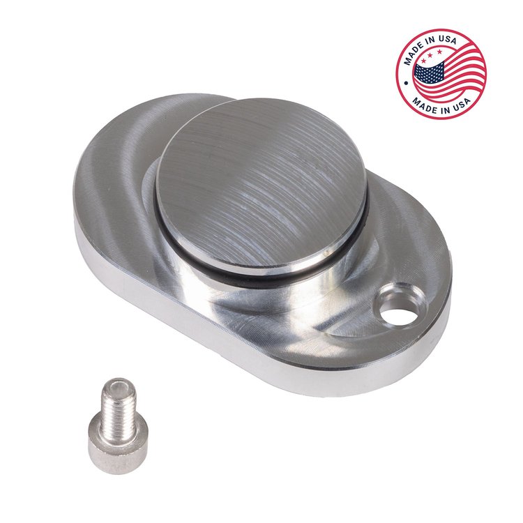 CBW-003 EGR Intake Block-Off Plate, 1998-2000 Chevy Camaro/Pontiac Firebird LS1, Billet Aluminum