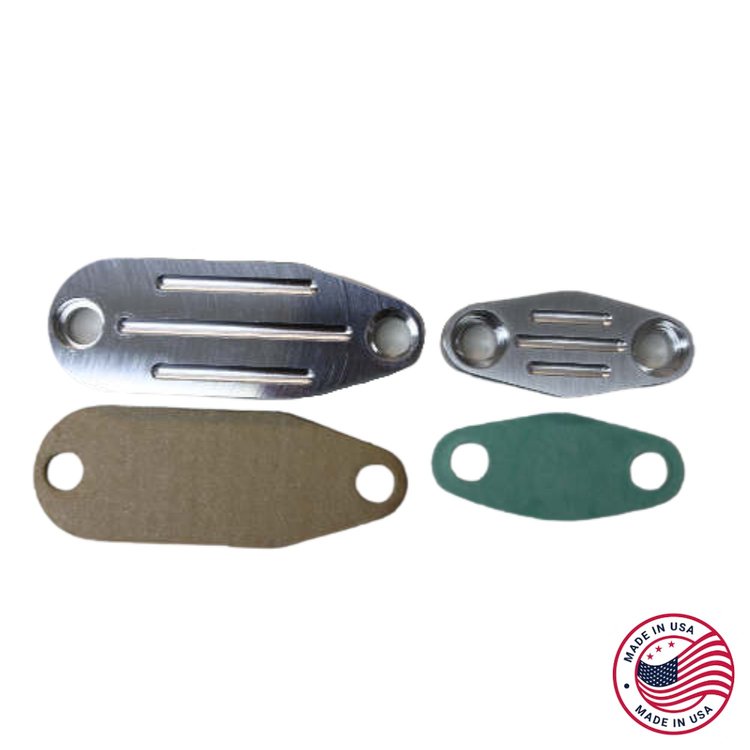 CBW-004 EGR Block Off/Delete Kit, 1987-1992 Chevy Camaro/Pontiac Firebird LS1, Billet Aluminum