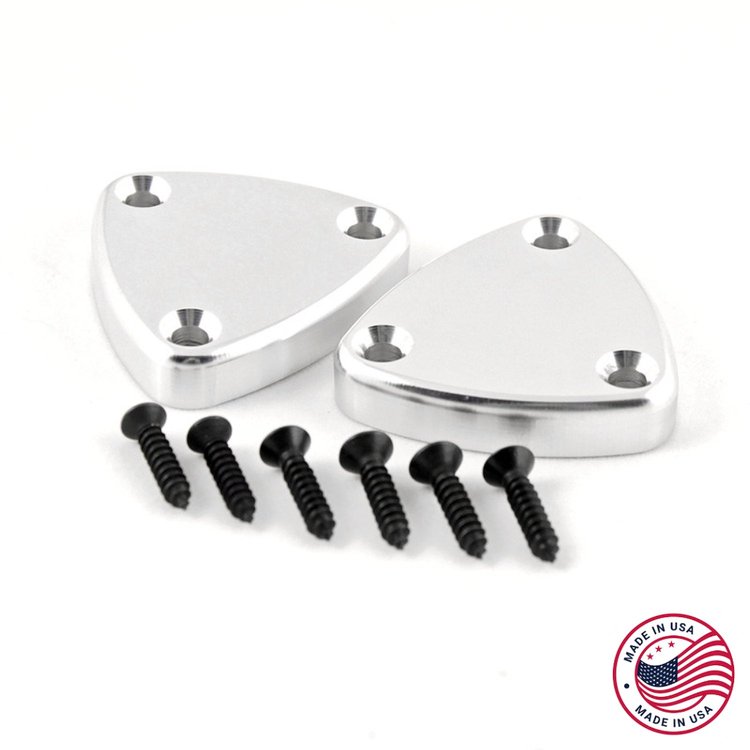 CBW-009 Sun Visor Delete Plate, 1982-2002 Chevy Camaro/Pontiac Firebird, Billet Aluminum, Pair