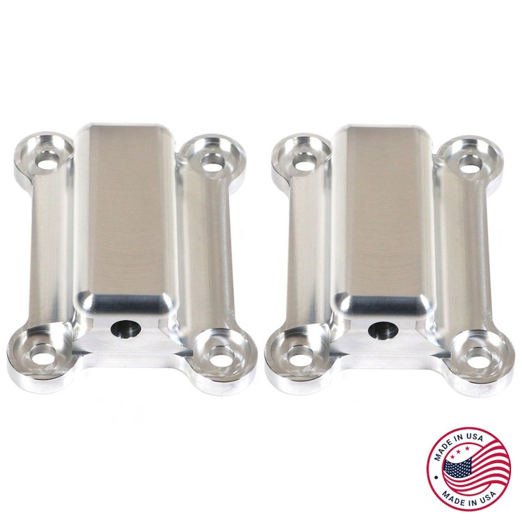 CBW-029 Solid Engine Motor Mounts, 1998-2002 Chevy Camaro/Pontiac Firebird, Pair, Billet Aluminum