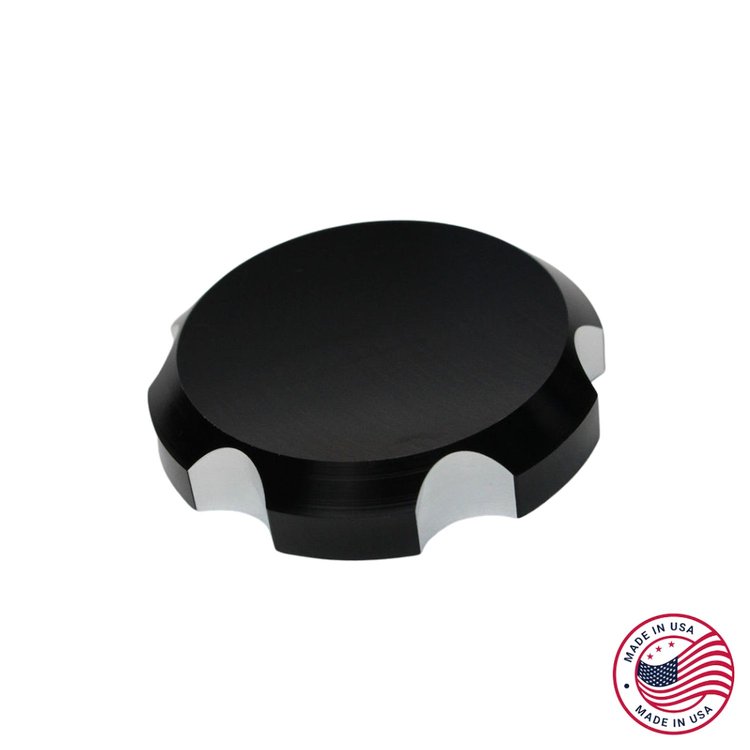 CBW-035B Brake Reservoir Cap, 1993-2002 Chevy Camaro/Pontiac Firebird, 1997-2004 Chevy Corvette, Billet Aluminum, Black