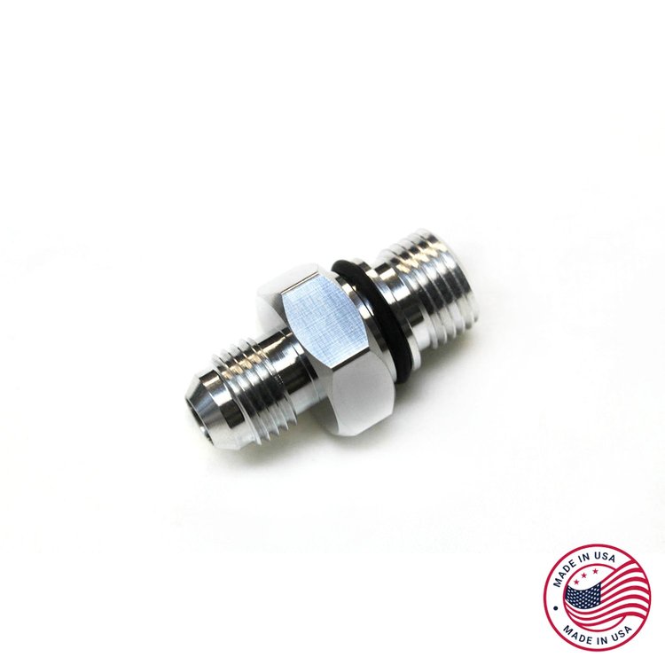 CBW-036-6 Cold Start 9th Injector Plug, Small Block Chevy TPI, -6AN, Billet Aluminum