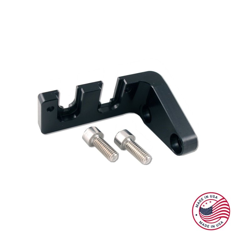 CBW-065B Throttle Cable Bracket, 1998-2002 Chevy Camaro/Pontiac Firebird, Billet Aluminum