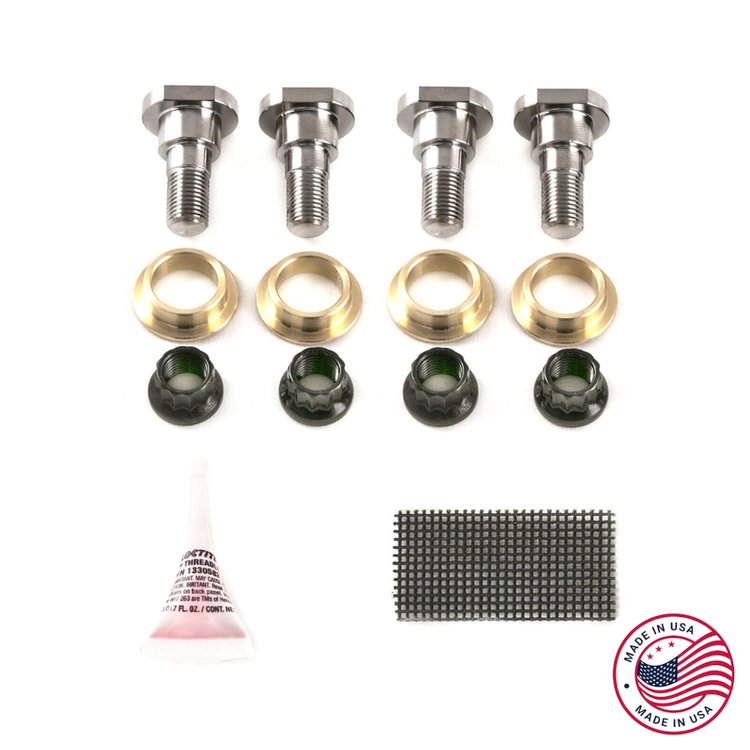 CBW-076-1 Non-Greaseable Door Hinge Repair Kit, 1993-2002 Chevy Camaro/Pontiac Firebird, Billet Aluminum
