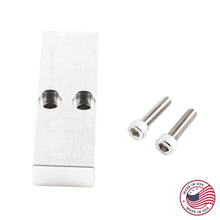 CBW-080 A/C Delete Block Off Plate, 1993-1997 Chevy Camaro/Pontiac Firebird, Billet Aluminum