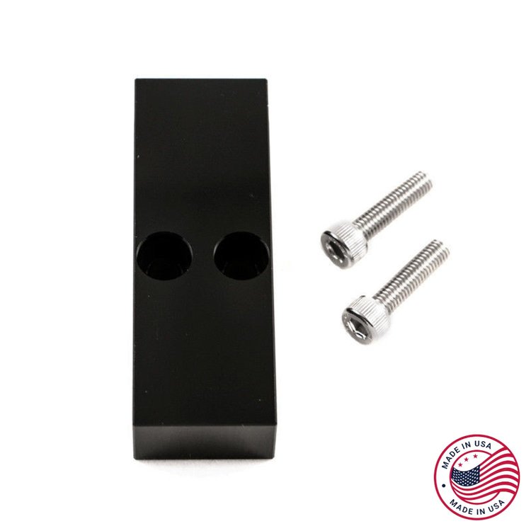 CBW-080B A/C Delete Block Off Plate, 1993-1997 Chevy Camaro/Pontiac Firebird, Billet Aluminum, Black
