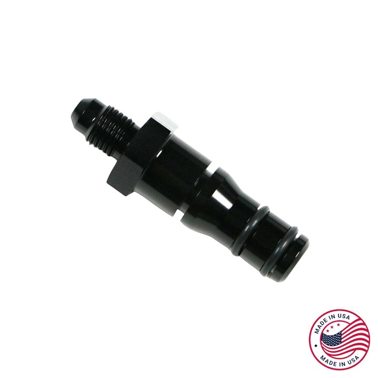 CBW-093B Clutch Line Slave Cylinder Adapter Fitting -3AN, TR6060/T56, Billet Aluminum