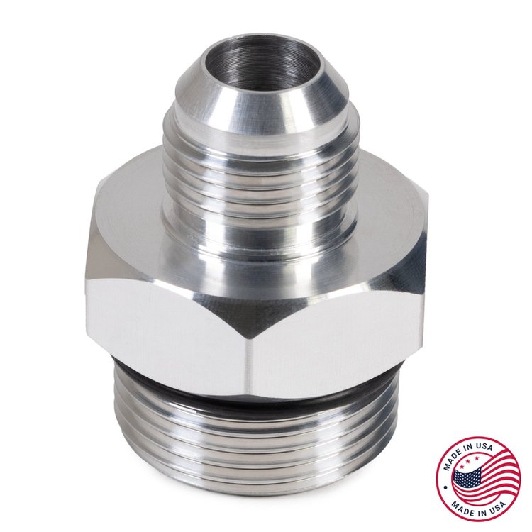 CBW-147 Oil Cap Adapter Fitting For Holley LS Valve Covers, GM LS, -10AN Billet Aluminum