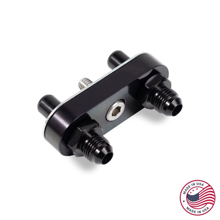 CBW-149 Transmission Cooler Adapter Plate, GM 6L80E/6L90E/8L90E, -6AN, Billet Aluminum