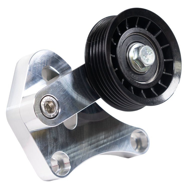 CBW-166 Manual Belt Tensioner, For Chevy Corvette/Cadillac CTS-V Belt Spacing, Billet Aluminum