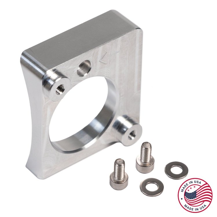 CBW-171 Mass Air Flow Sensor Bung for 4 in. Pipe, 2009-2014 GM Truck/MAF's, Billet Aluminum
