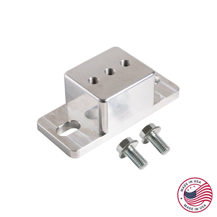 CBW-179 Solid Transmission Mount, GM TH350/TH400/Powerglide/700R4/4L60E/4L80E/T56, Billet Aluminum