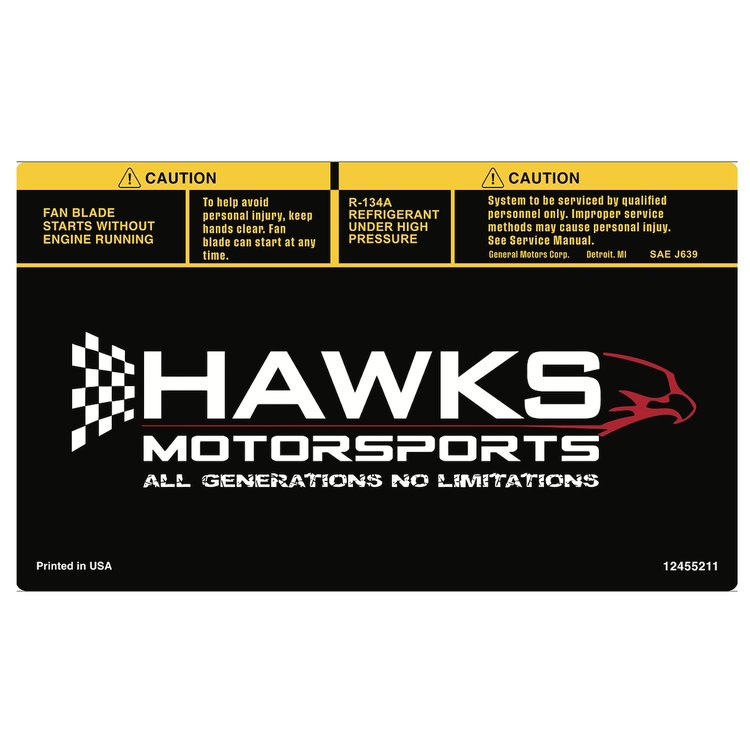 HM12455211 Ram Air Decal for Air Lid/Box, 1998-2002 Pontiac Firebird/Trans AM