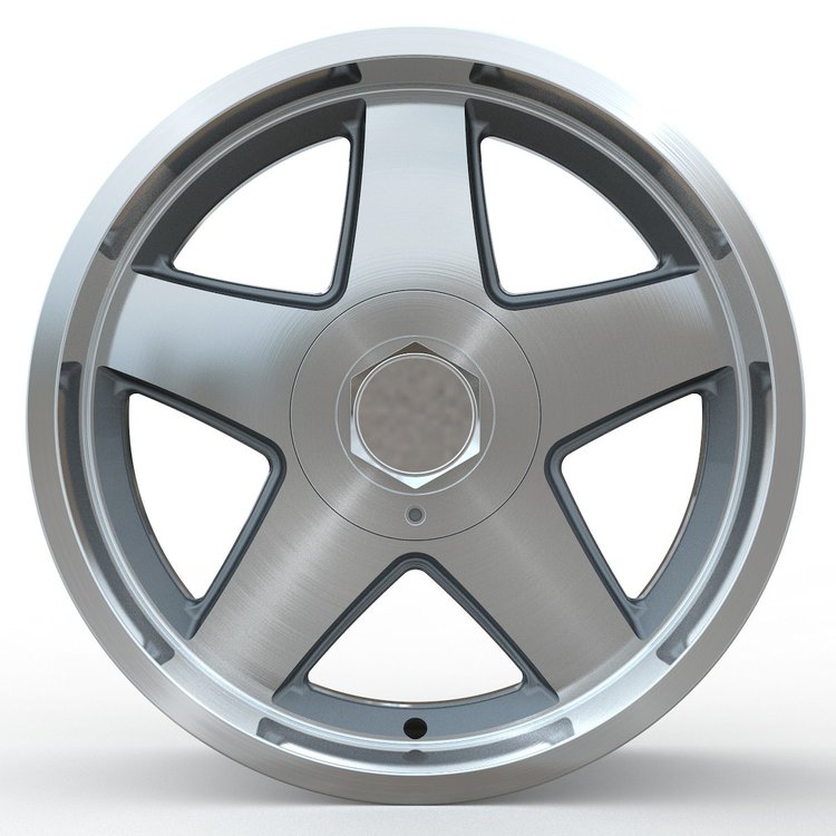HM1810R15SET R15 Wheel Set [Size: 18"x10"] 1982-1992 Chevy Camaro/Pontiac Firebird, Silver Finish, w/Center Caps