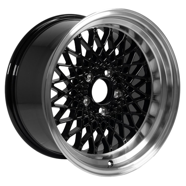 HT179GTAB GTA Mesh Wheel Set, 1982-1992 Pontiac Firebird GTA [Size: 17"x9"] Black Finish