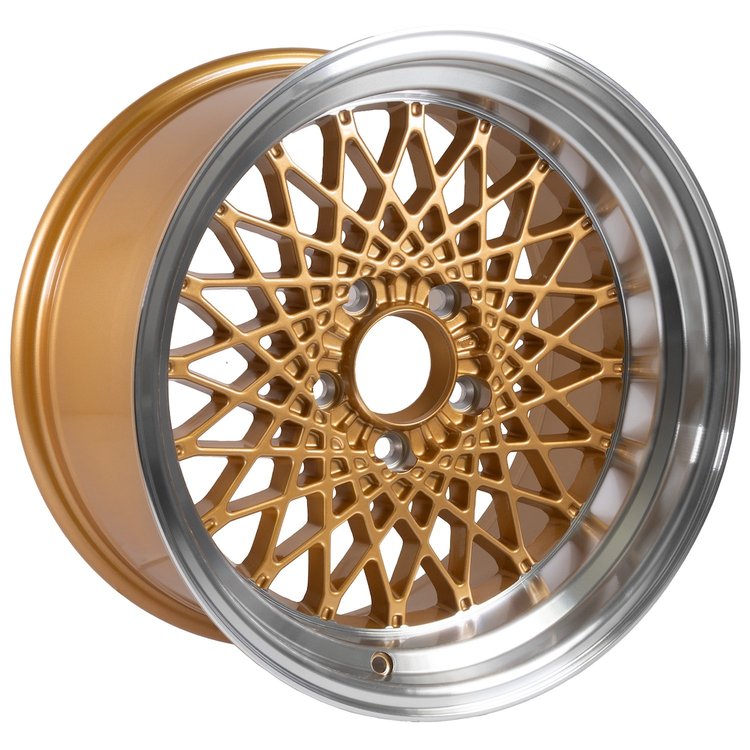 HT179GTAG GTA Mesh Wheel Set, 1982-1992 Pontiac Firebird GTA [Size: 17"x9"] Gold Finish