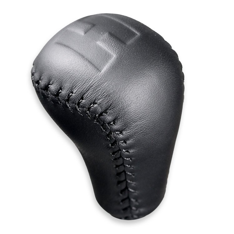 HT60081 H Pattern Leather Shifter Shift Knob, 1993-2002 Chevy Camaro/Pontiac Firebird, Ebony