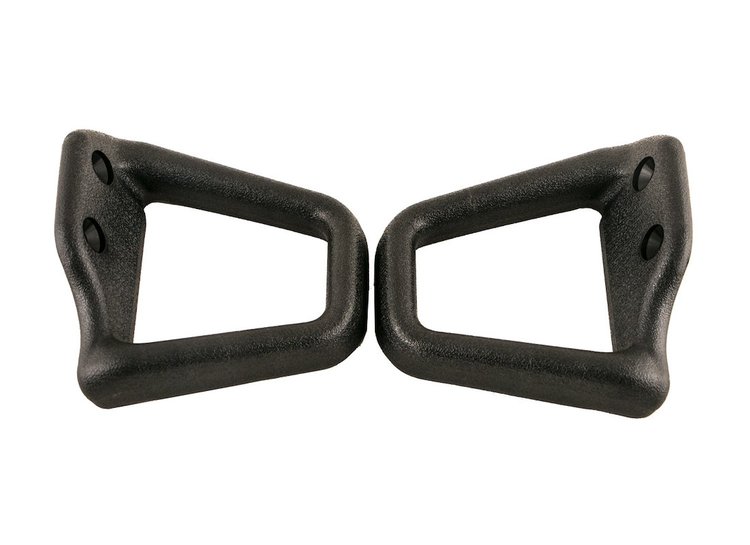 HT7201/7200 Seat Belt Shoulder Guides, 1993-2002 Chevy Camaro/Pontiac Firebird, Pair, Coupe, Ebony