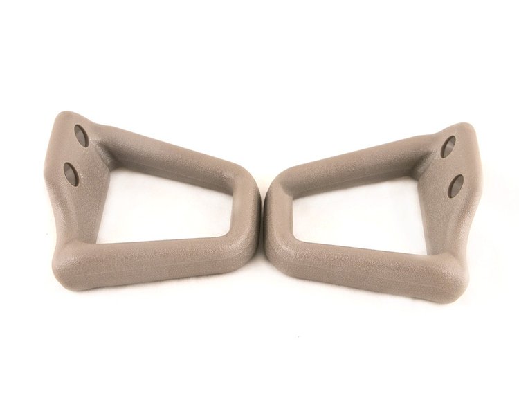 HT9715/9714 Seat Belt Shoulder Guides, 1993-2002 Chevy Camaro/Pontiac Firebird, Pair, Coupe, Neutral Tan
