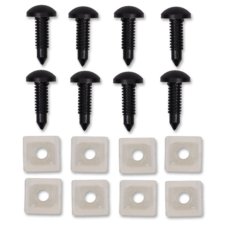 INTSCREWKIT8992B Interior Rear Hatch Screws, 1982-1992 Chevy Camaro/Pontiac Firebird, Set of 8, Black