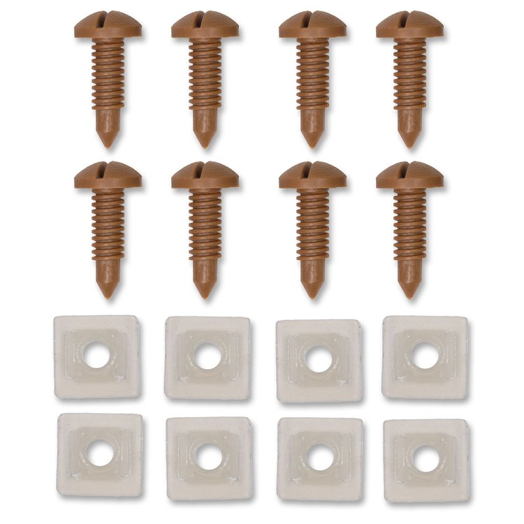 INTSCREWKIT8992BW Interior Rear Hatch Screws, 1982-1992 Chevy Camaro/Pontiac Firebird, Set of 8, Beechwood