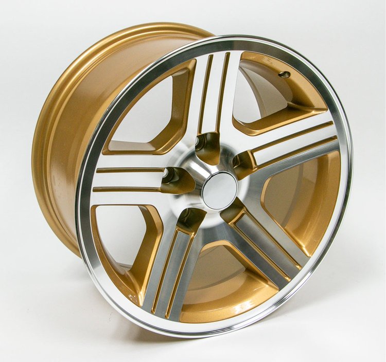 HT179IROCZGOLD IROC-Z Wheel Set, 1988-1990 Chevy Camaro [Size: 17"x9"] Gold Finish