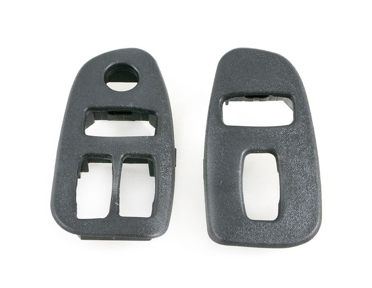 HT10238773/10238774 Power Switch Trim Bezel, 1997-1999 Chevy Camaro, Pair, Graphite