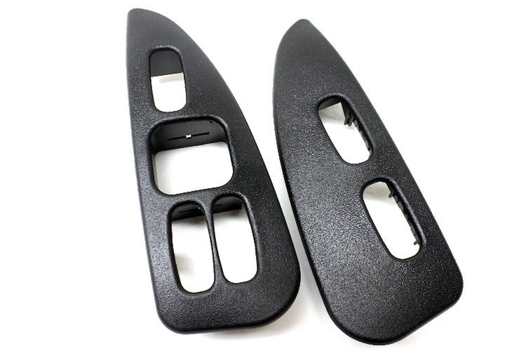HT10414006/10414005 Power Switch Trim Bezel, 2000-2002 Pontiac Firebird, Pair, Ebony
