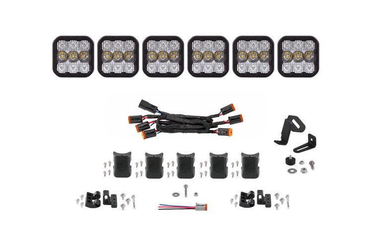 WHITE COMBO LIGHTBAR