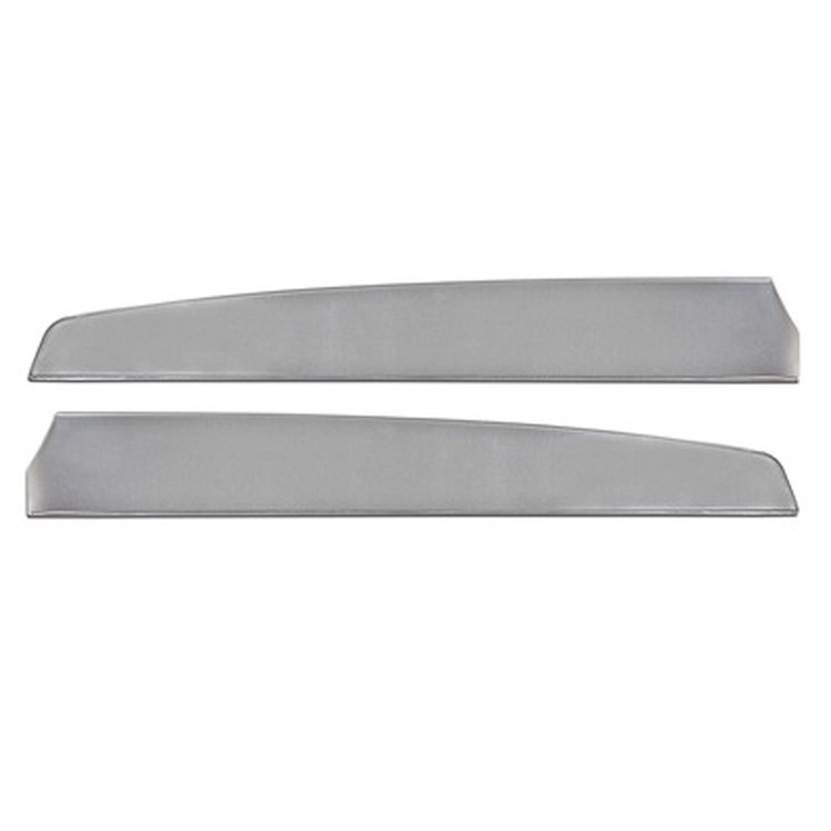 C7ZZ-65237A223N Deluxe Door Panel Inserts - Brushed Aluminum