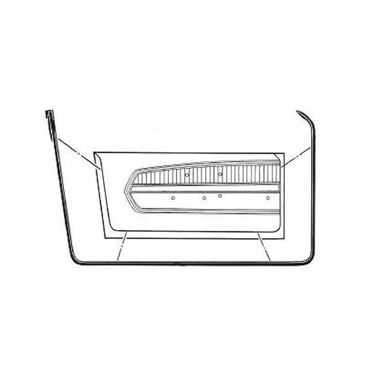 C7ZZ-6520530-1A Door Weatherstrip