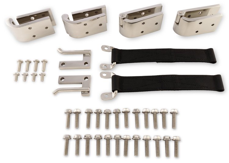 C6TZ-9722800-SK Removable Door Hinge Kit for 1966-1977 Ford Bronco