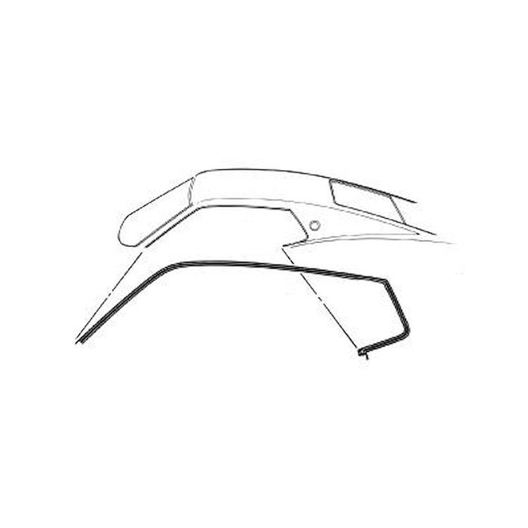 69-70 ROOF RAIL SEAL FAST