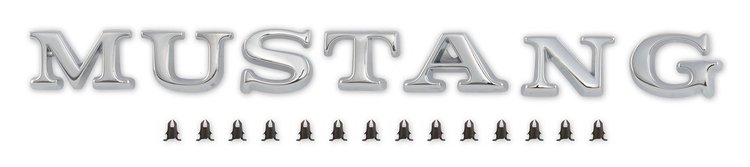 C5ZZ-6540282A-G Emblem, Pin On, Trunk Letters