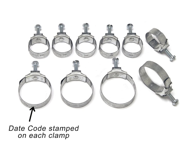 HOSE CLAMP SET V8 STAMPED
