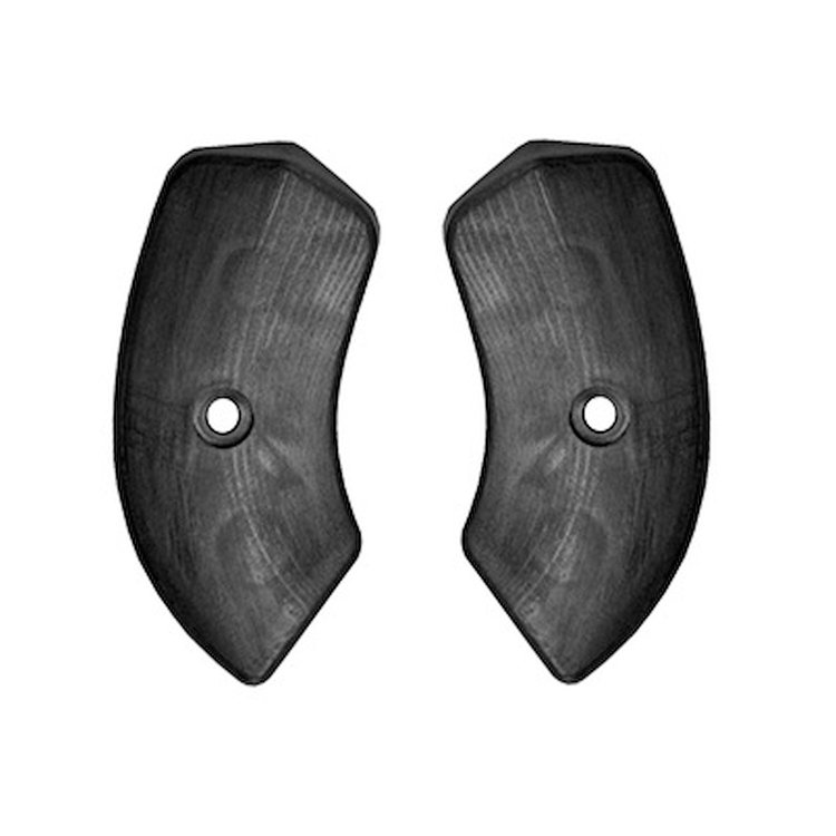 C5ZZ-6561692-3B 64-67 Seat Hinge Covers (Black)