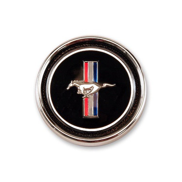 C7ZZ-65044A90EP 67-68 Deluxe Dash Panel Emblem & Base