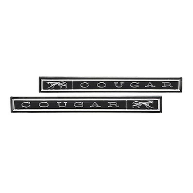 C7WY-6528818-9A Quarter Emblems, Cougar (Pair)