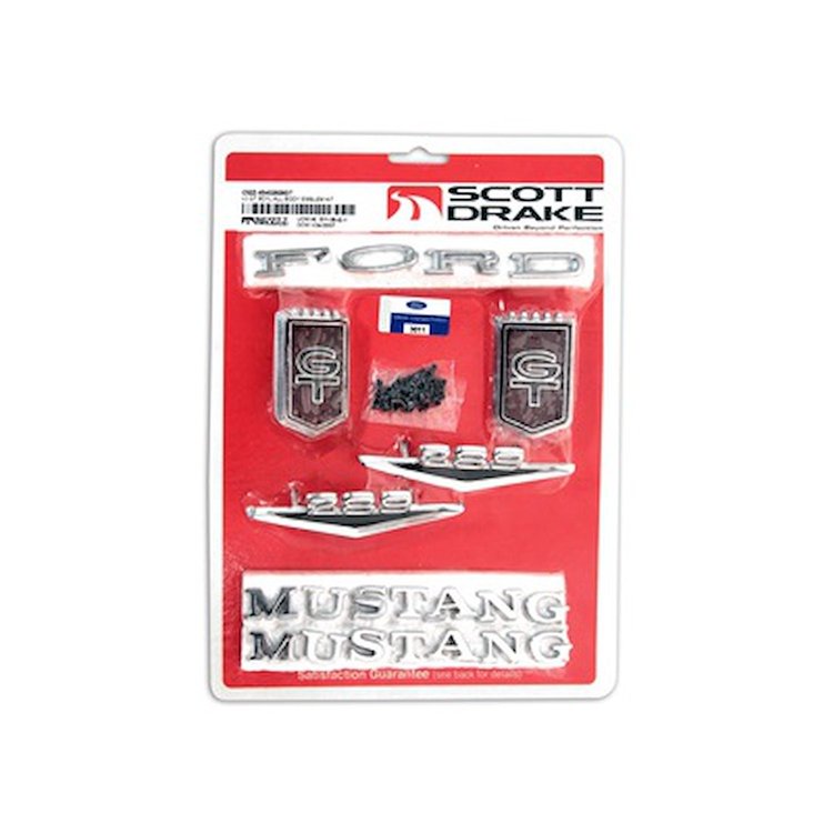 C5ZZ-65402828GT Emblem Kit, GT