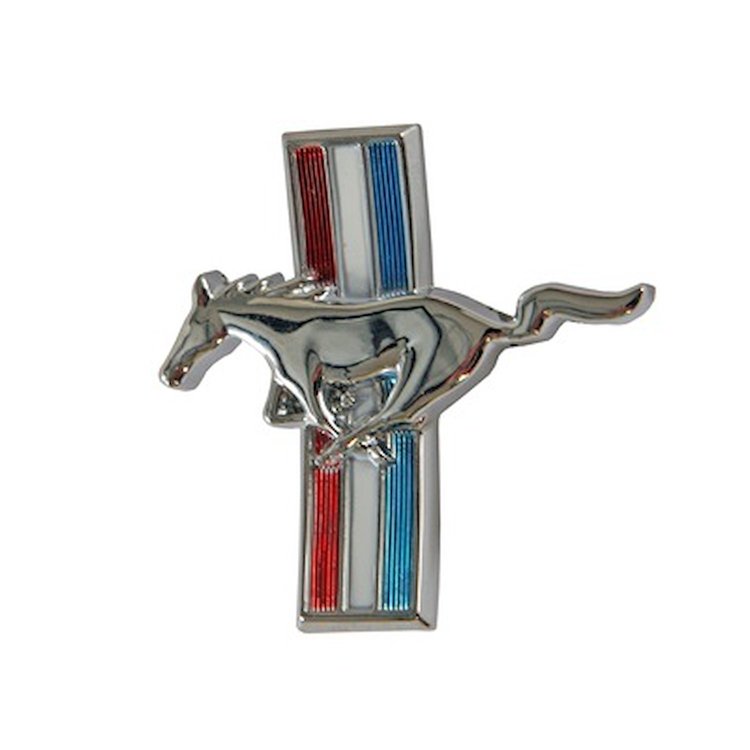 C4ZB-65060A14-A 64-65 Glove Box Emblem (Curved)