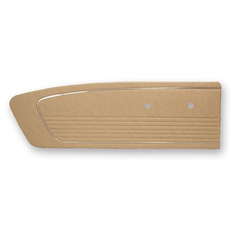 C6ZZ-65239423PR 1966 Standard Door Panels (Parchment)