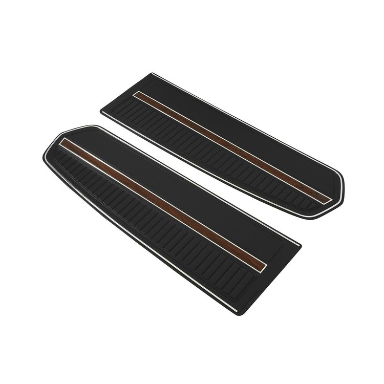 C8ZZ65239423BKD 1968 Deluxe Door Panels (Black)