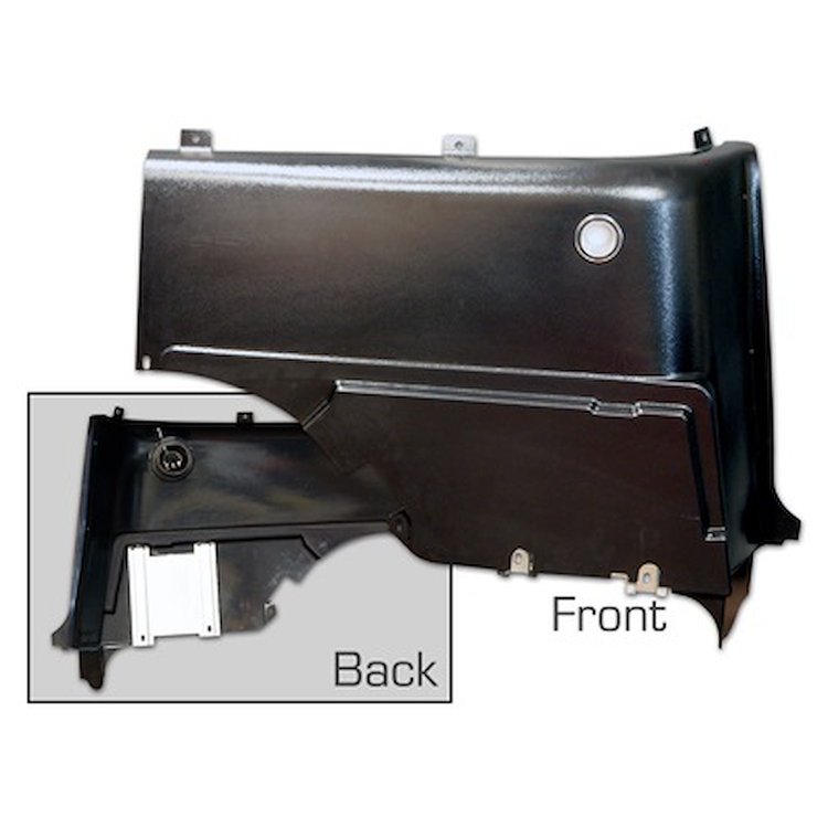 C5ZZ-63314867-K 1965-66 Mustang Interior Quarter Panels - Fastback