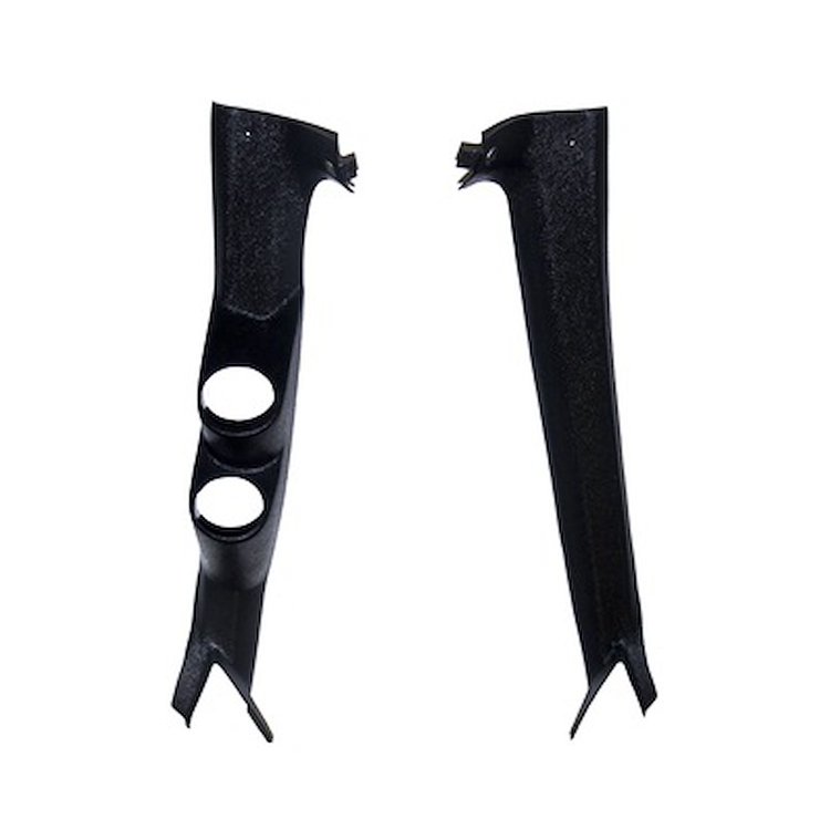 C9ZZ-6303598-9G Windshield Pillar Moldings with Gauge Pods for 1969-1970 Ford Mustang Fastback