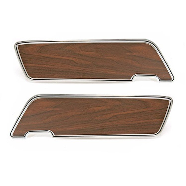 C9ZZ-6523942-3W Deluxe Door Panel with Walnut Inserts