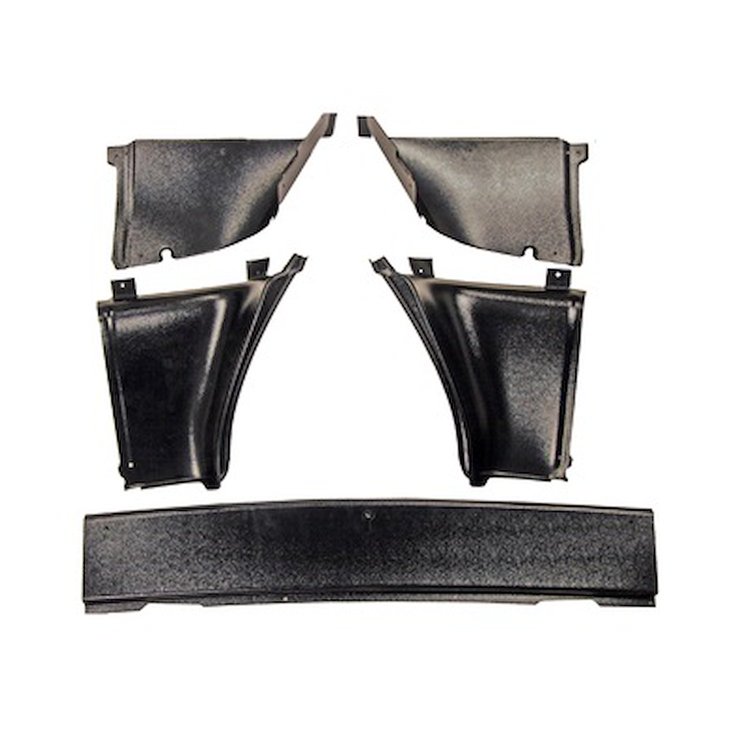 C7ZZ-63311123-K 67-68 Upper Back Trim Pannel, 5 pieces