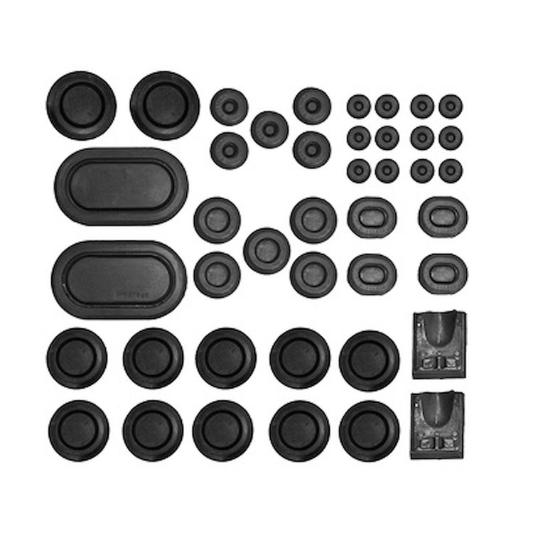 C9ZZ-6511135-K 1969-70 Mustang Rubber Grommet Kit (44 pc)